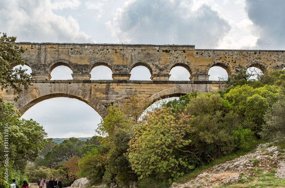 Pont du Gard Roman Aqueduct, Provence, France
