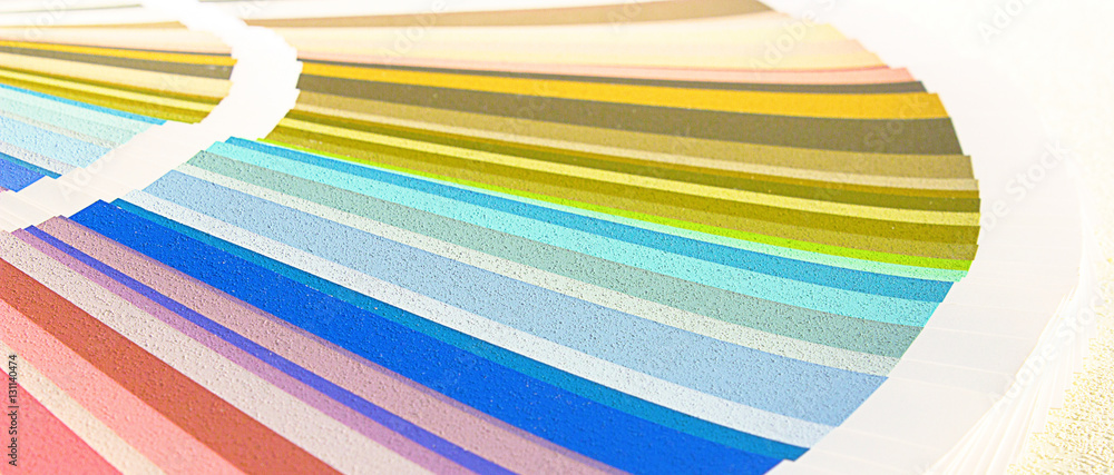 Sample Colors Catalog. Color Palette Guide Stock Photo | Adobe Stock