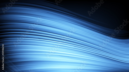 Abstract curve. Smooth silk texture. Vector background.