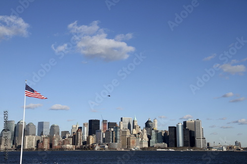 Flag over Manhattan