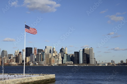 Flag over Manhattan