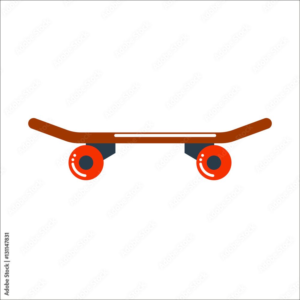 Skateboard board vector isolated Skateboard board vector isolated