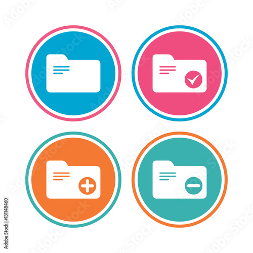 Free Download Accounting binders icons. Add document symbol. - GFXLoad