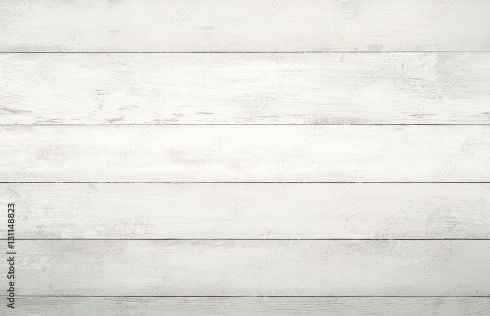 Naklejka premium Deski drewniane białe tło