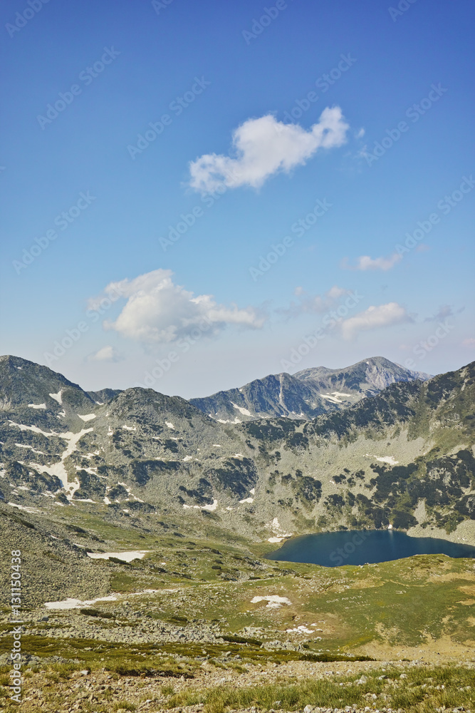 Amazing Panoramic view of Vlahini lakes, Pirin Mountain, Bulgaria