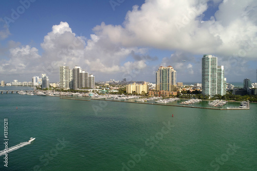 Aerial image Miami Beach Marina