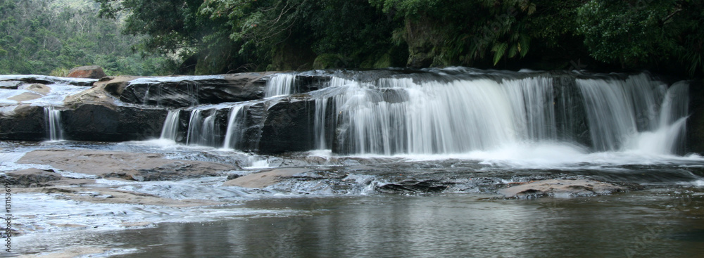 Obraz premium Mariyudo Waterfall Trek, Iriomote Island, Okinawa, Japan