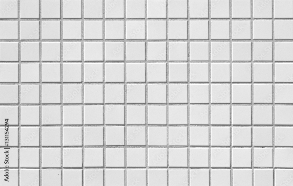 White mosaic tiles abstract background and texture or White tile wall background.. White mosaic tiles abstract background and texture or White tile wall background..