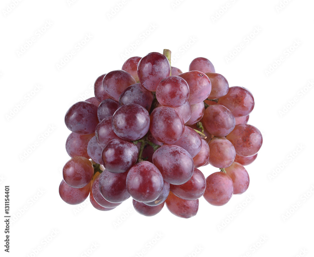 Fototapeta premium red grape isolated on white