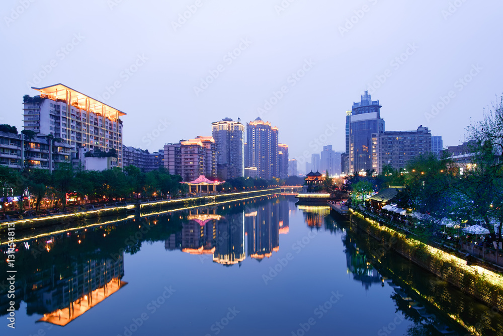 Fototapeta premium JiuYanQiao at chengdu,china