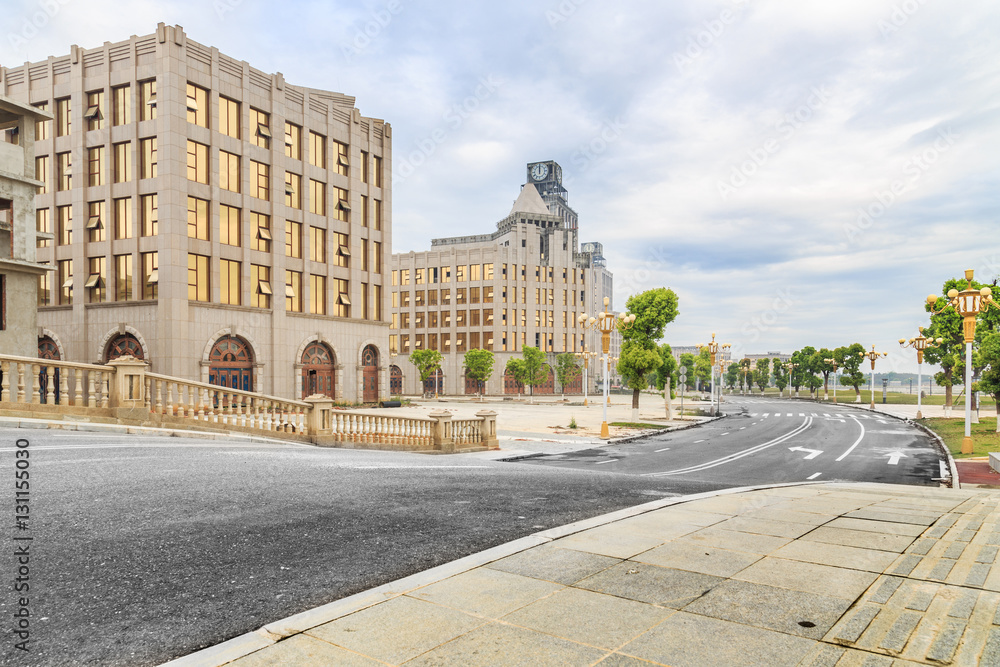 Naklejka premium office buildings