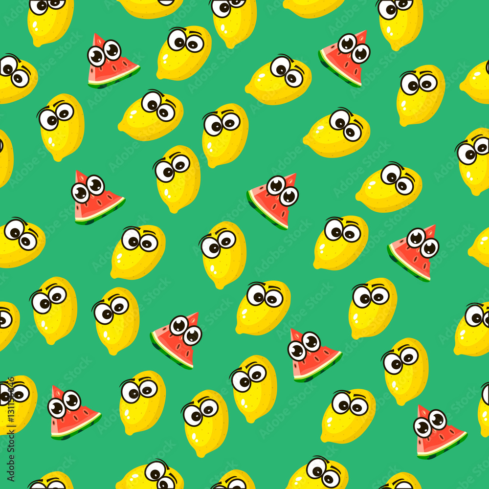 Fototapeta premium illustration of a watermelon