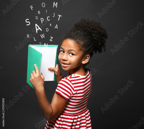 African-American little gir...