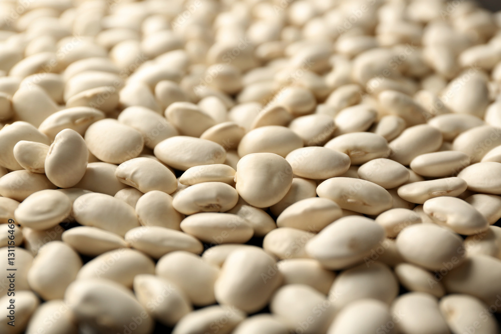 White beans textured background White beans textured background
