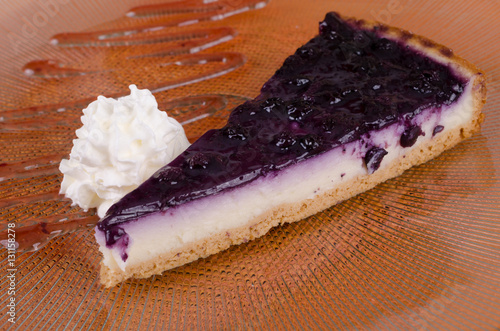 Blueberry cheeese cake photo