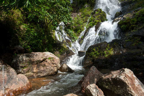 Top of mountain in Krok E-Dok waterfall at Khao Yai National Par