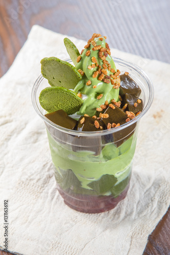 macha dessert photo