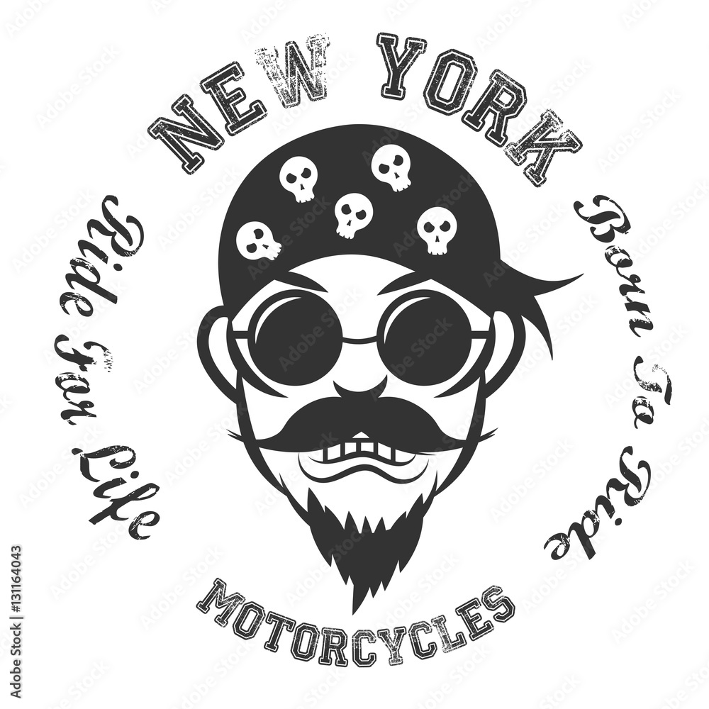 Biker. Vector Illustration Biker. Vector Illustration