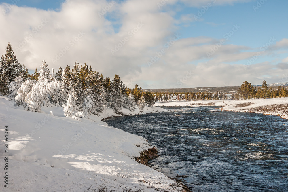 Firehole River on a Winter Day