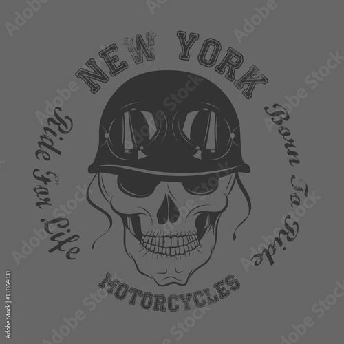 Biker. Vector Illustration
