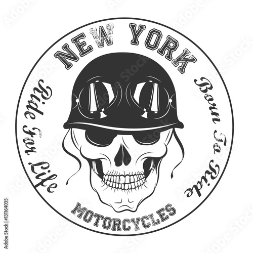 Biker. Vector Illustration