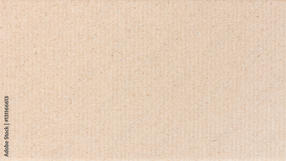 Fototapeta premium Corrugated paper cardboard texture background for design with copy space for text or image.