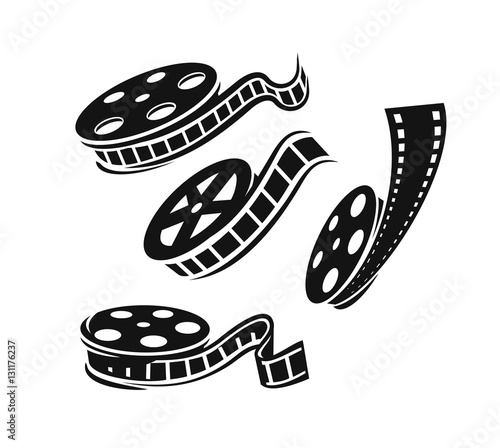 Film roll vector