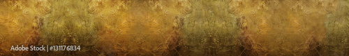 Gold leaf background. Panoramic view