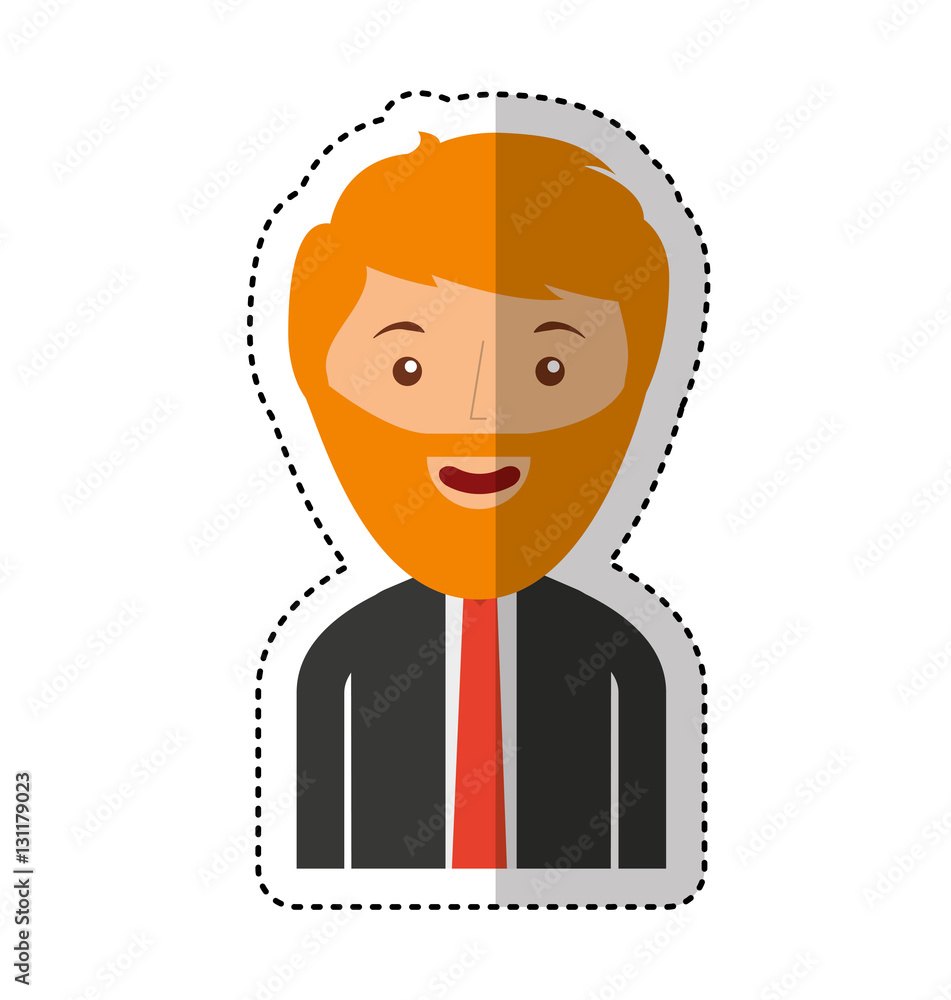 businessman avatar line icon vector illustration design businessman avatar line icon vector illustration design