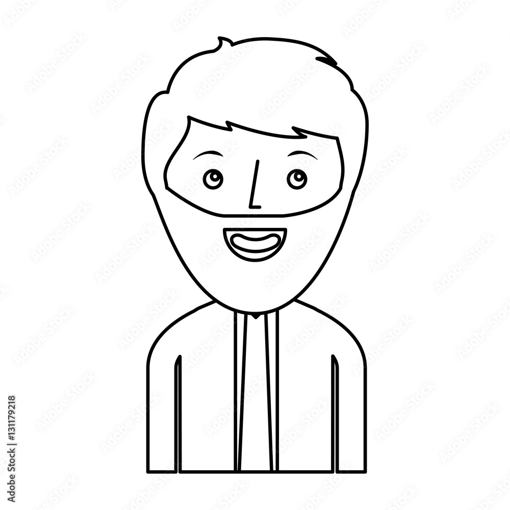 businessman avatar line icon vector illustration design businessman avatar line icon vector illustration design