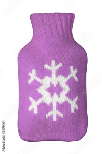 Pink Purple Hot Heater Warmer with a snowflake symbol sign
