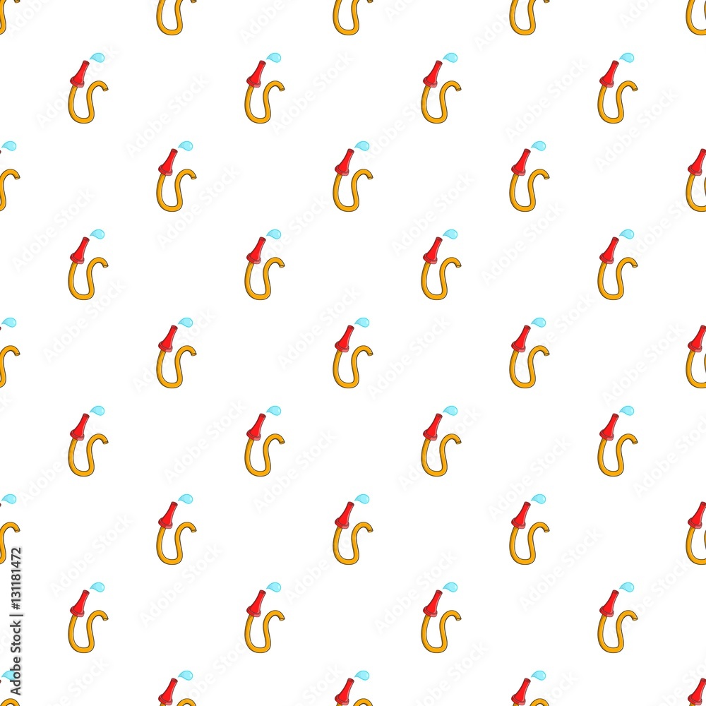 Fire hose pattern. Cartoon illustration of fire hose vector pattern for web Fire hose pattern. Cartoon illustration of fire hose vector pattern for web