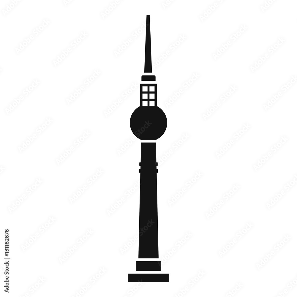 Tower icon. Simple illustration of tower vector icon for web Tower icon. Simple illustration of tower vector icon for web