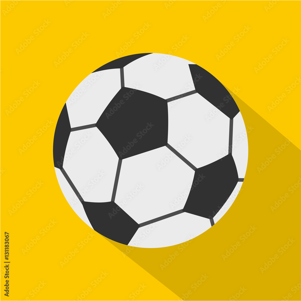 Soccer ball icon. Flat illustration of soccer ball vector icon for web Soccer ball icon. Flat illustration of soccer ball vector icon for web