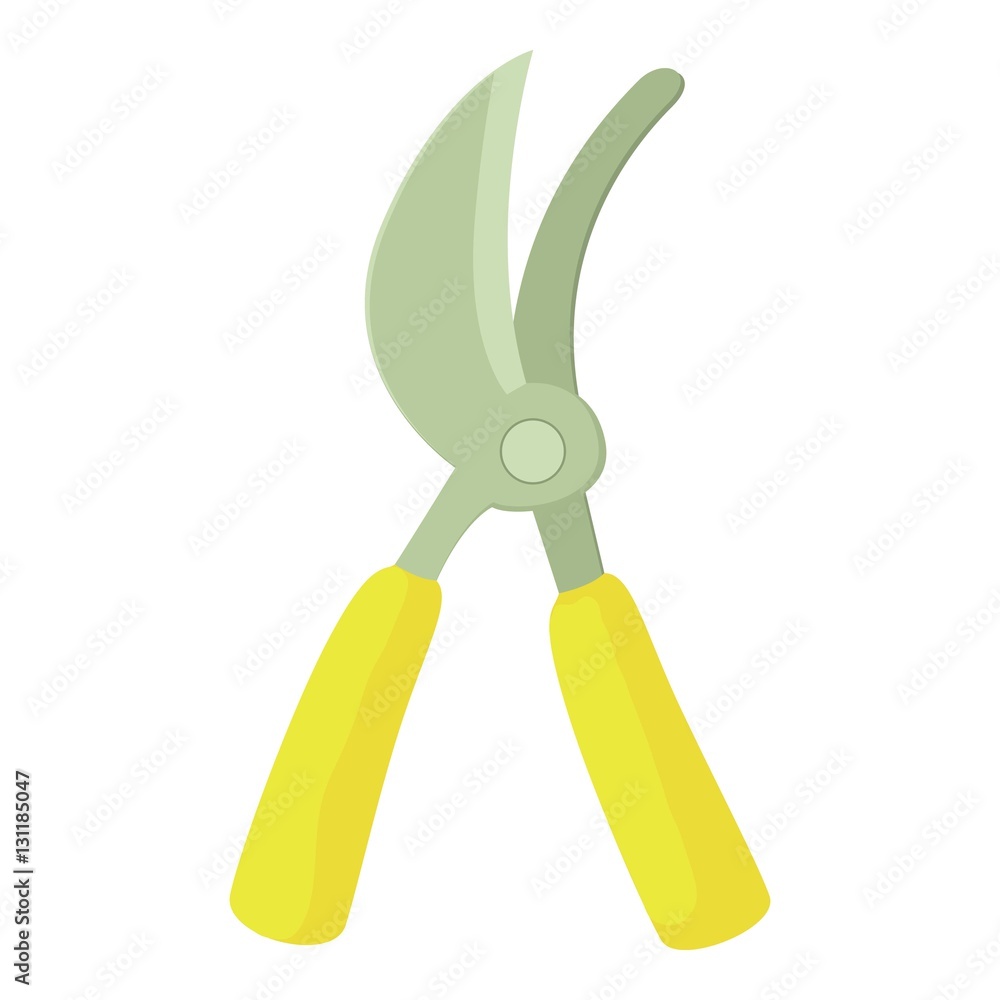 Pruner icon. Cartoon illustration of pruner vector icon for web design Pruner icon. Cartoon illustration of pruner vector icon for web design