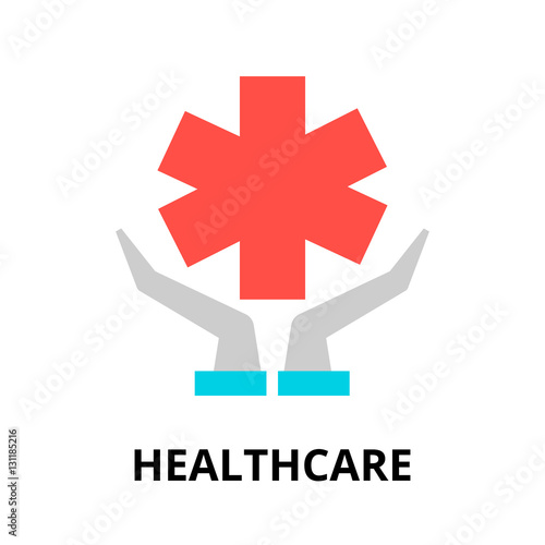 Concept of healthcare icon