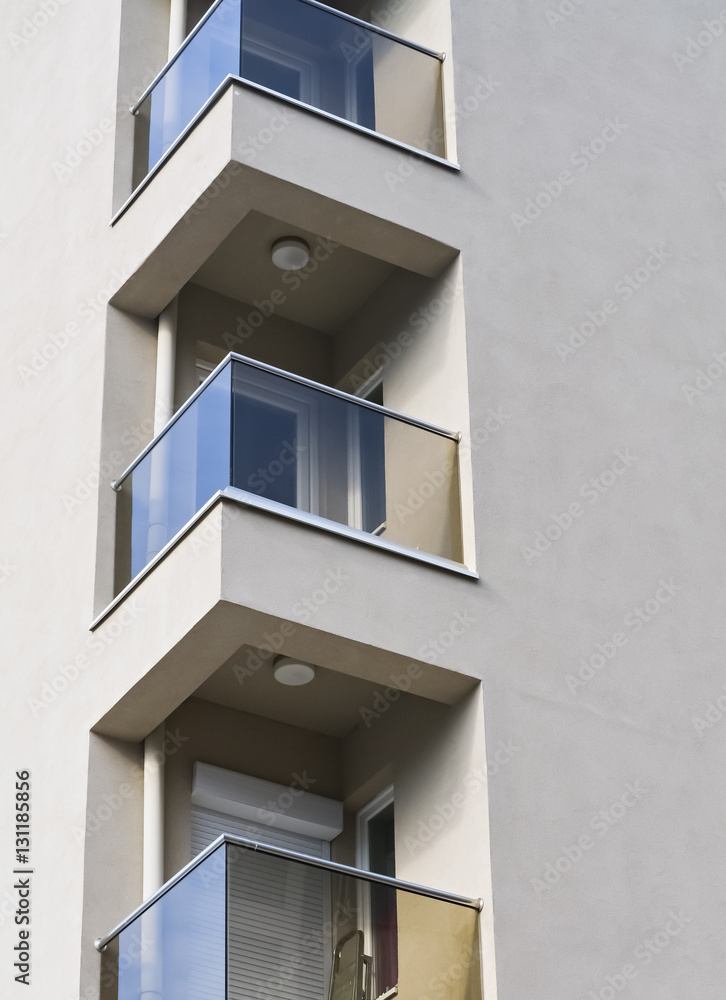 Obraz premium Detail with balconies