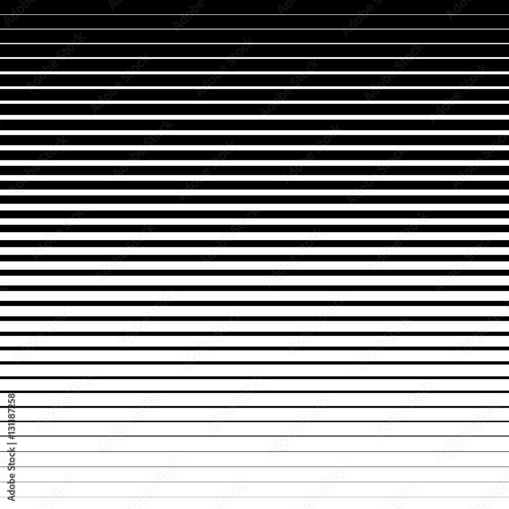 Horizontal parallel black stripes on a white background. Vector illustration EPS10. Halftone gradient lines. Horizontal parallel black stripes on a white background. Vector illustration EPS10. Halftone gradient lines.