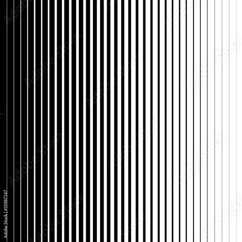 Black vertical parallel stripes on a white background. Vector illustration EPS10. Halftone gradient lines.