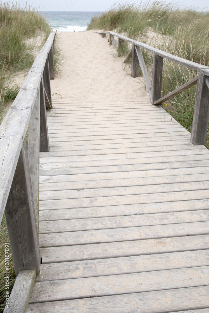 Obraz premium El Palmar Beach, Cadiz, Spain