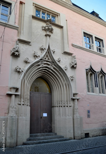 Fassade des Collegium Maius - Hauptgebäude der Alten Universität in Erfurt photo