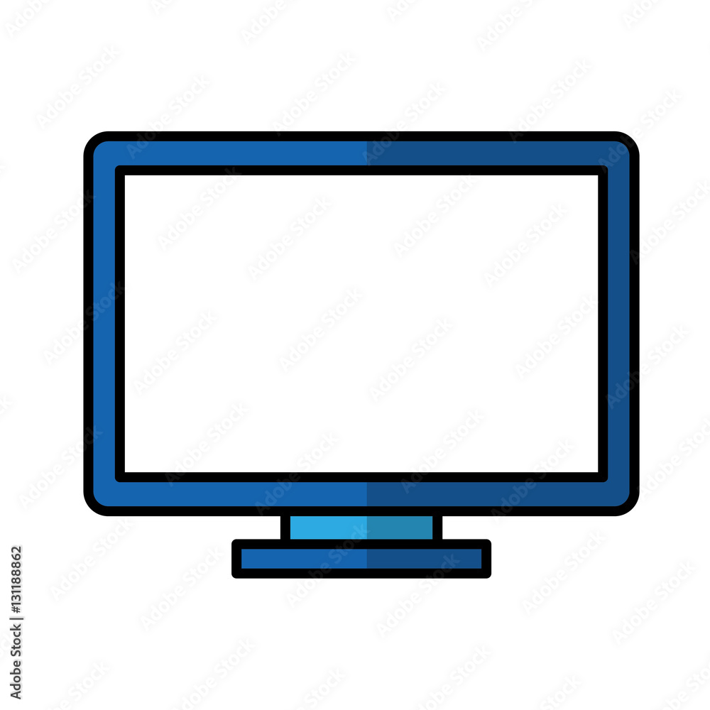 computer monitor isolated icon vector illustration design computer monitor isolated icon vector illustration design