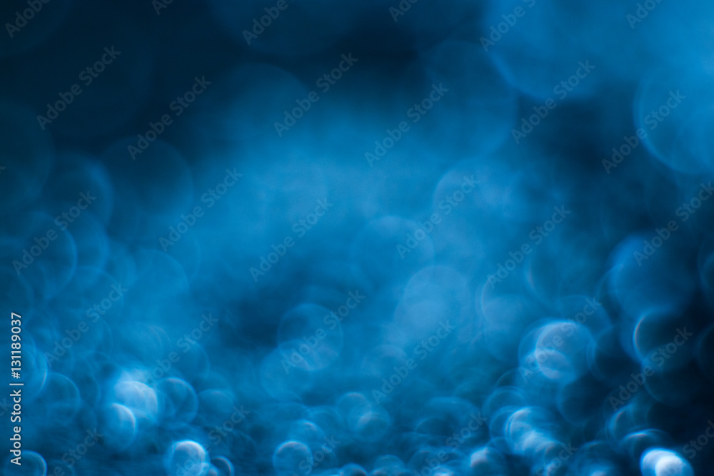 Blue Bokeh on a blurred background Blue Bokeh on a blurred background
