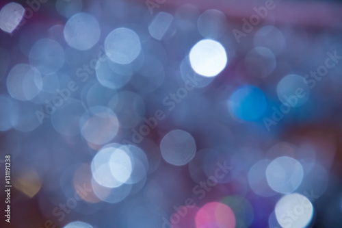 Brilliant blue background blur bokeh