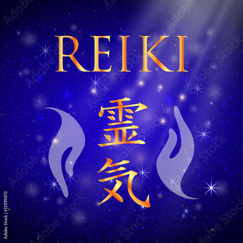 Sacred geometry. Reiki symbol.