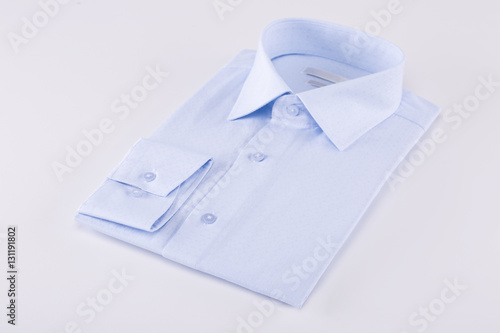 Classic men's shirts stacked