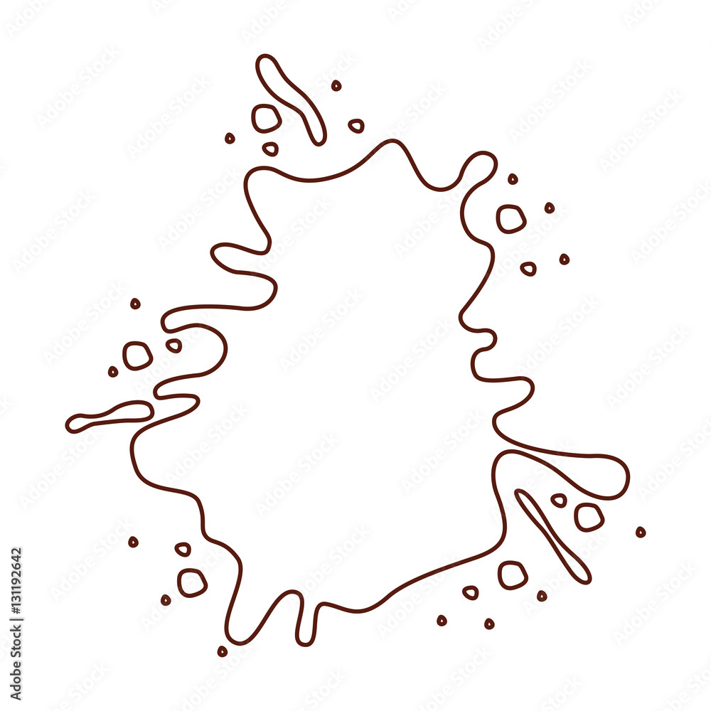 Obraz premium splash liquid isolated icon vector illustration design