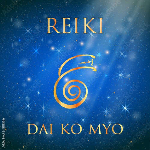 Sacred geometry. Reiki symbol.