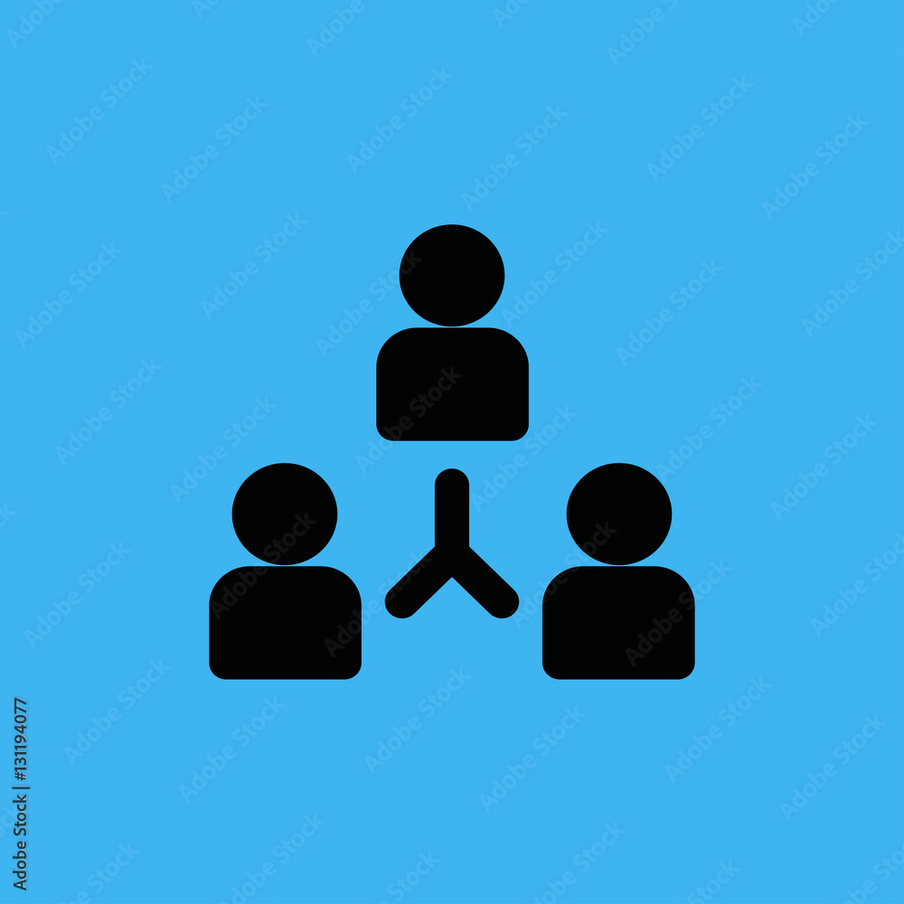 connection icon. flat design connection icon. flat design