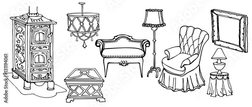 Furniture stove chair